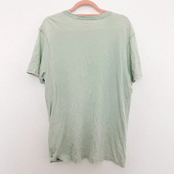 Y2K Guess Mens T-Shirt‎ Lot Size L White Green Graphic Streetwear Logo Casual - Picture 10 of 10